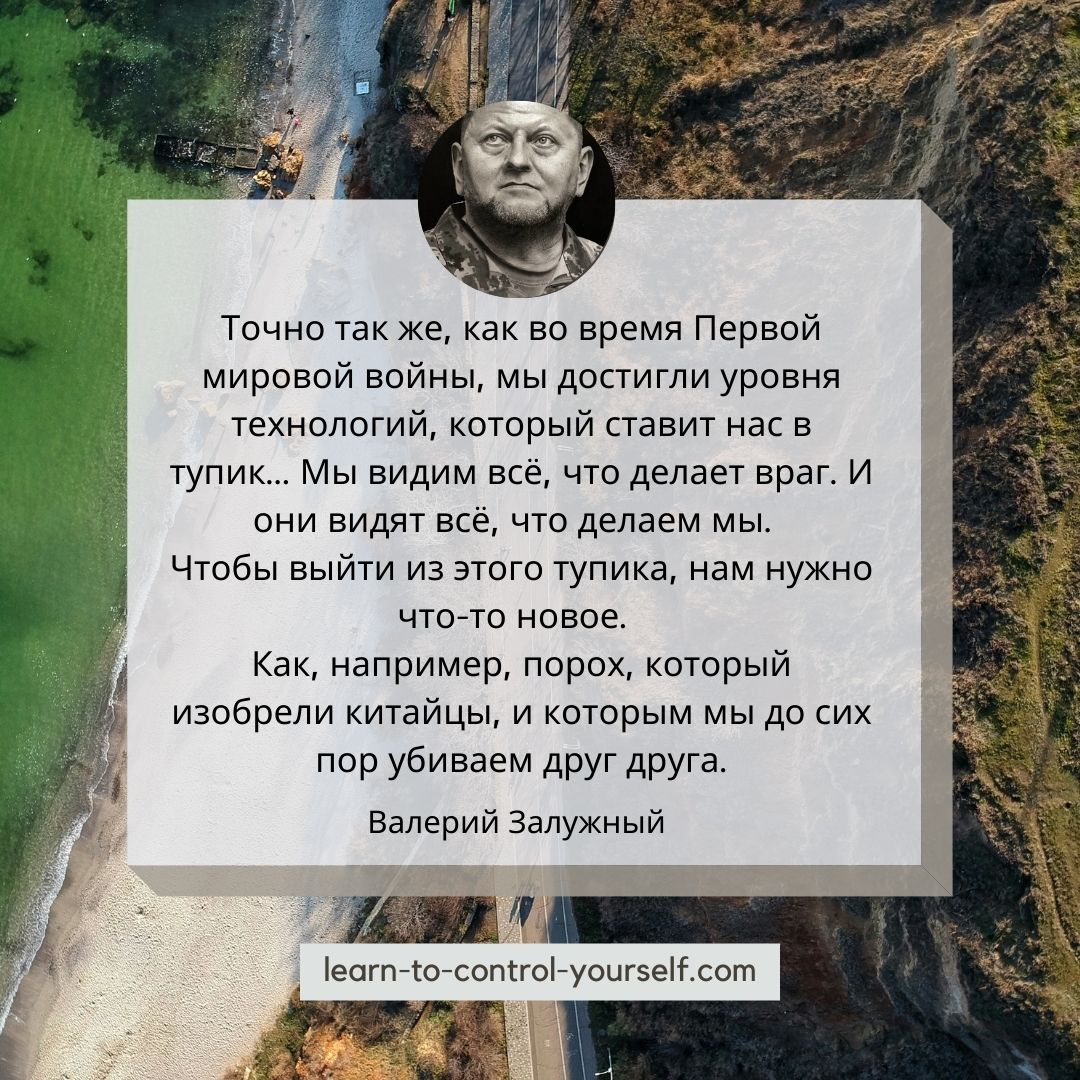 Валерий Залужный цитата 11
