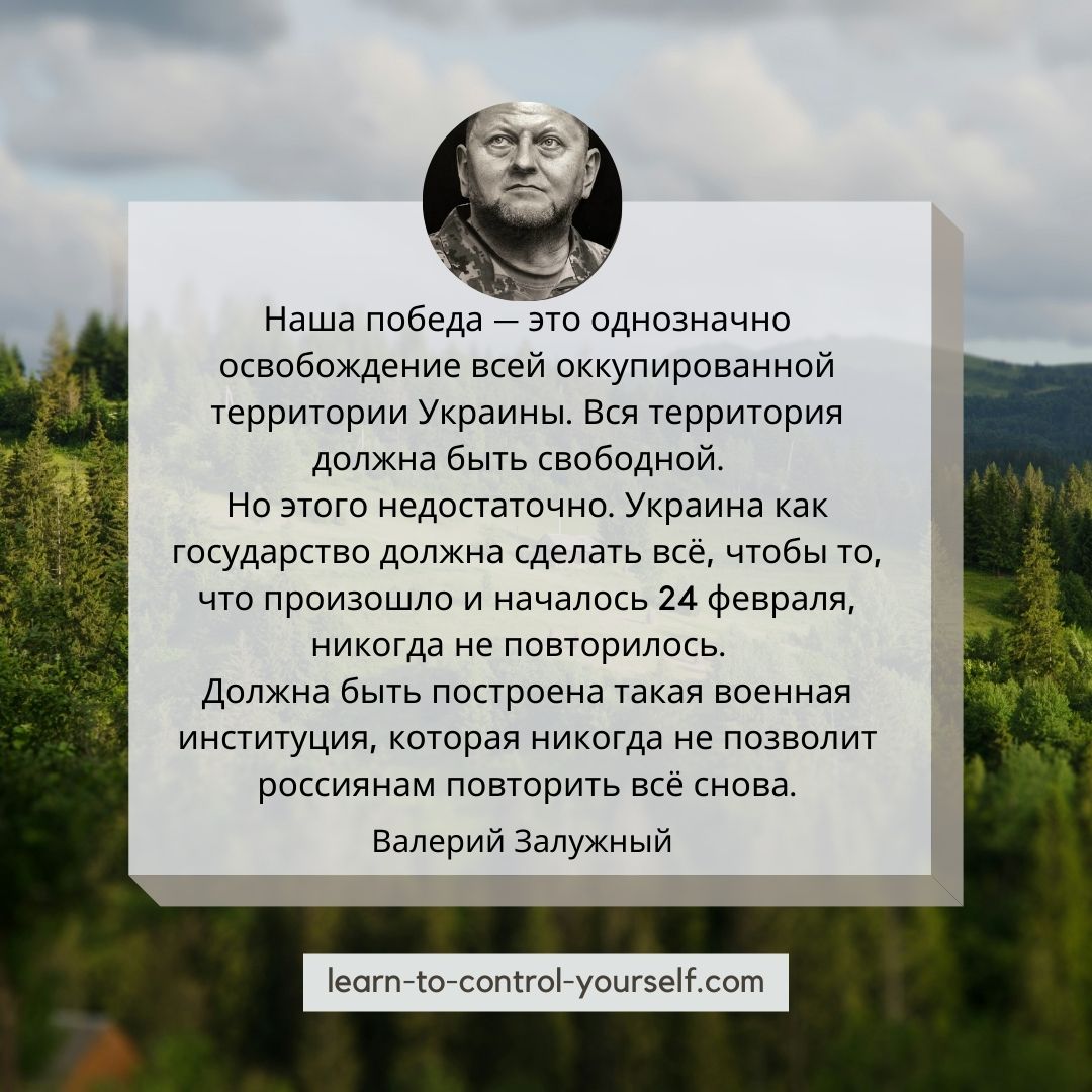 Валерий Залужный цитата 12