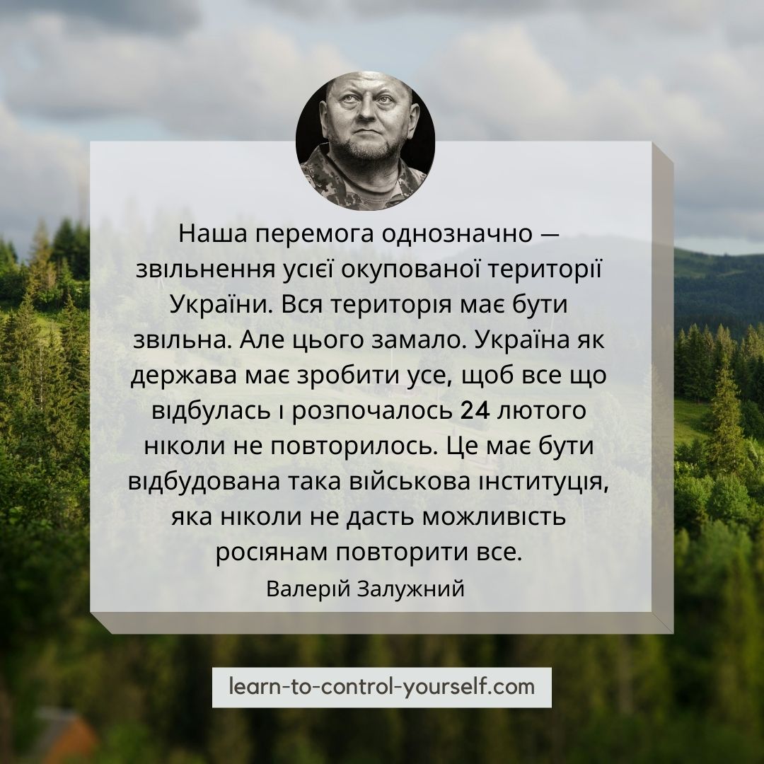 Валерій Залужний цитата 12