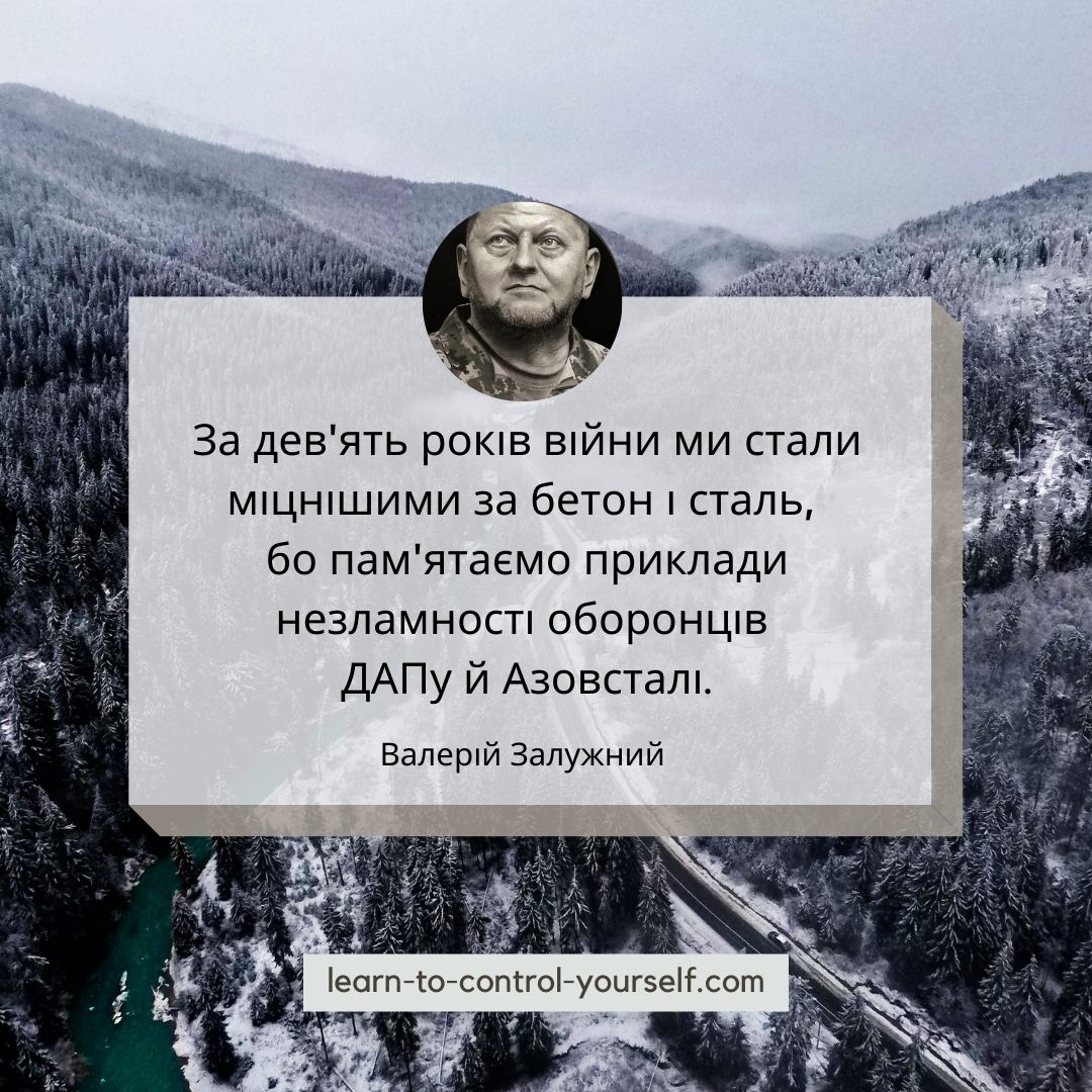 Валерій Залужний цитата 4