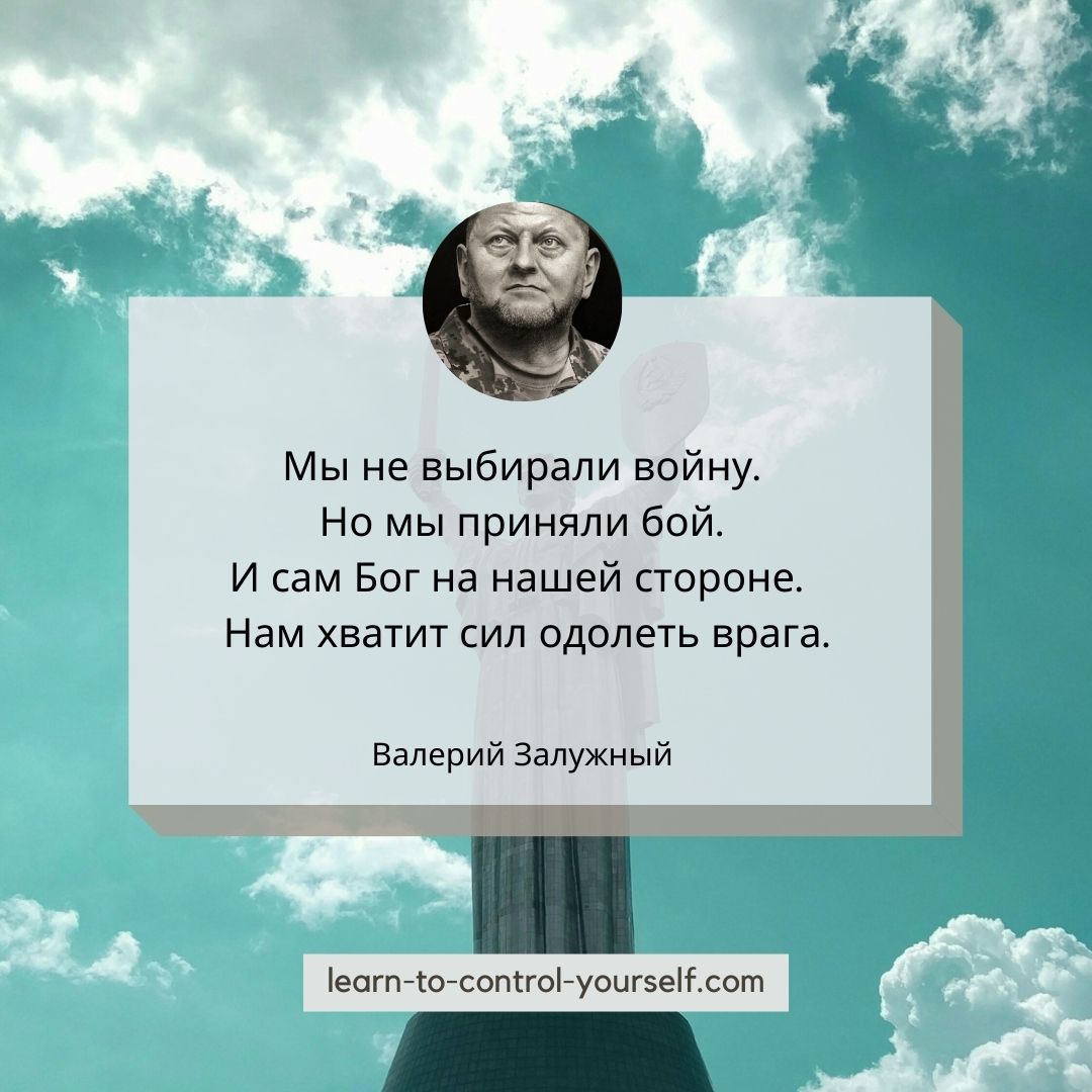Валерий Залужный цитата 6