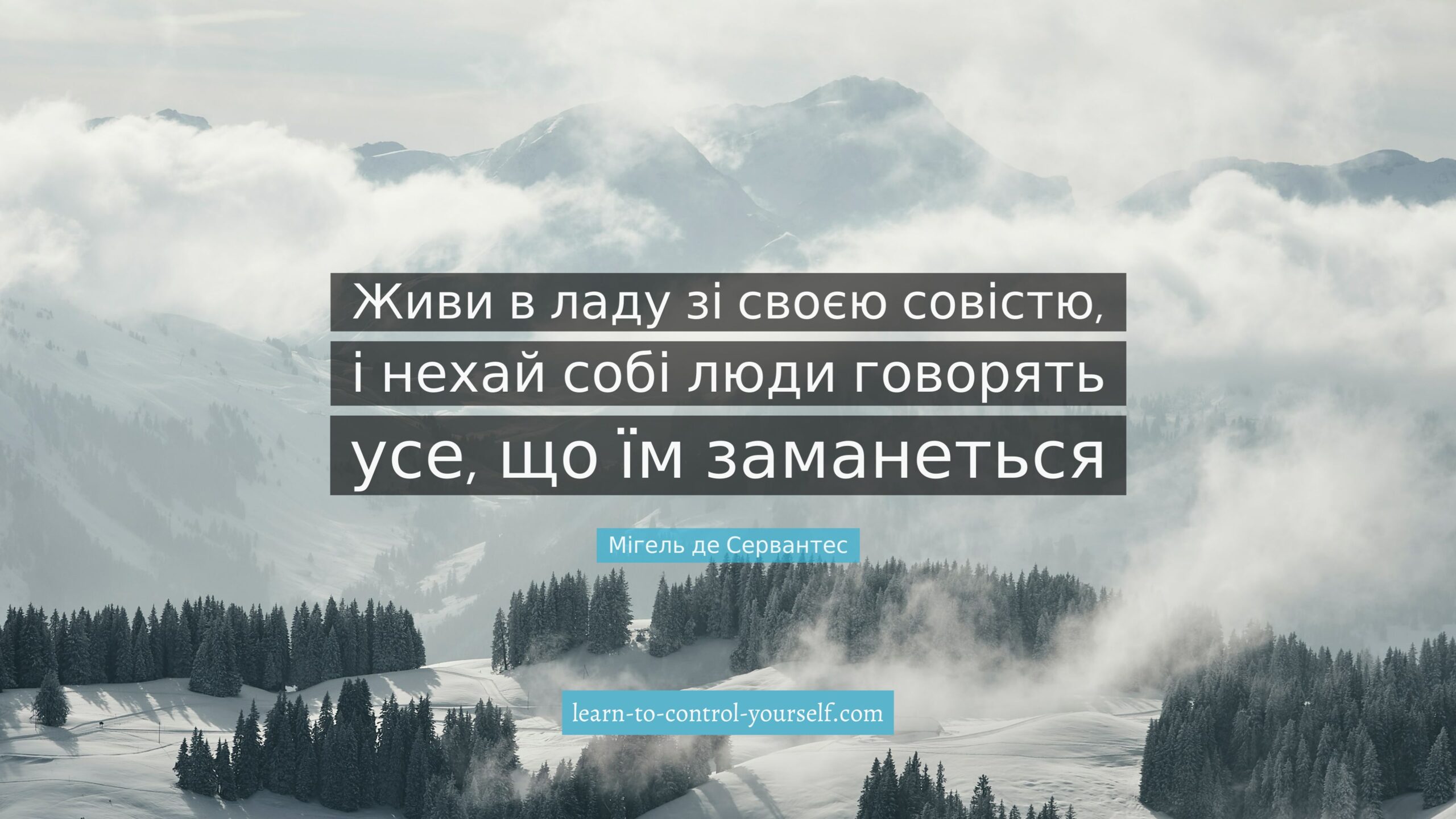 Мігель де Сервантес, цитата про саморозвиток